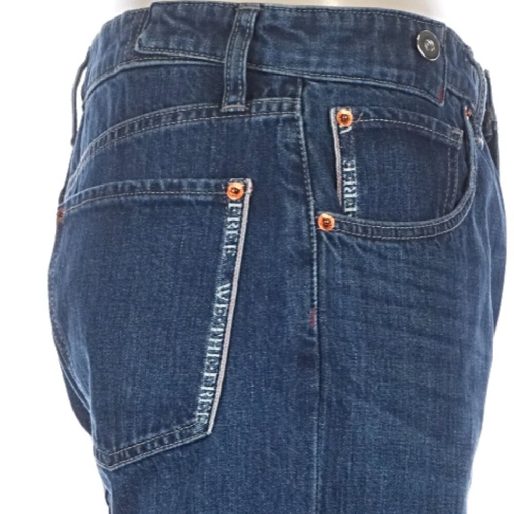 NWT $148 We The Free Slim Shade Selvedge Jeans Size 29 Current On Free People - Picture 9 of 16